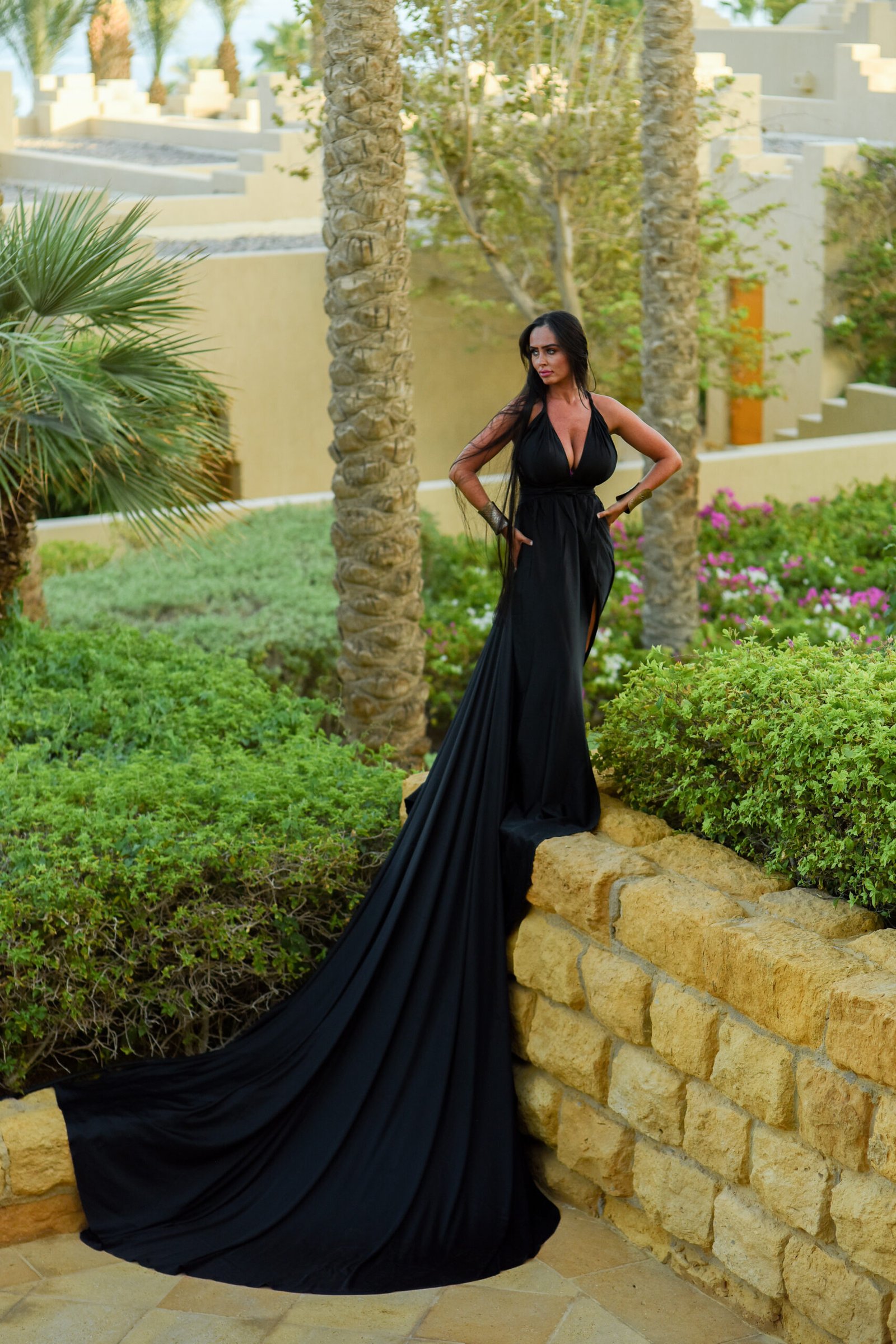 Фотосессия с летающими платьями