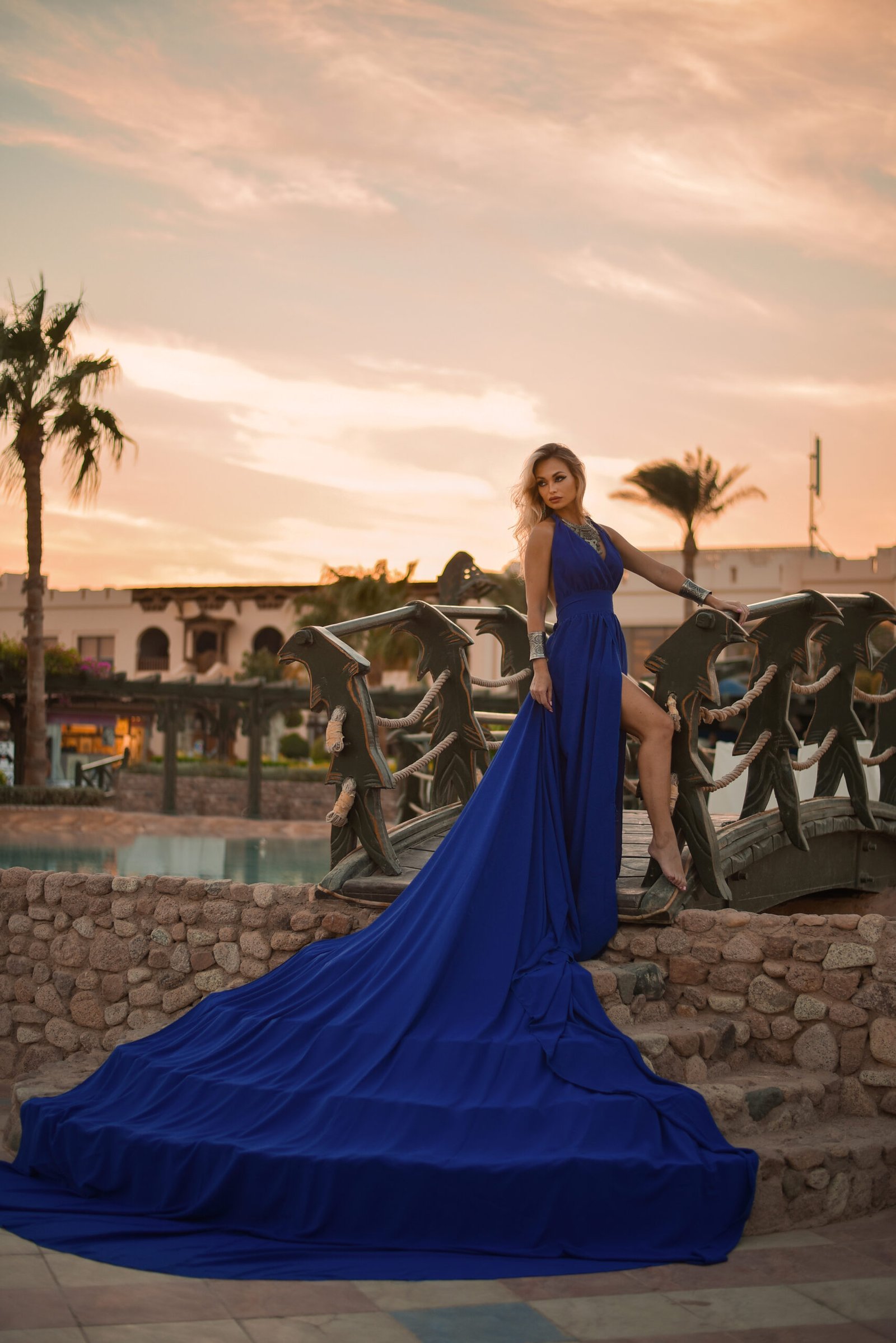 Flying Dress Photoshoot in Sharm El Sheikh